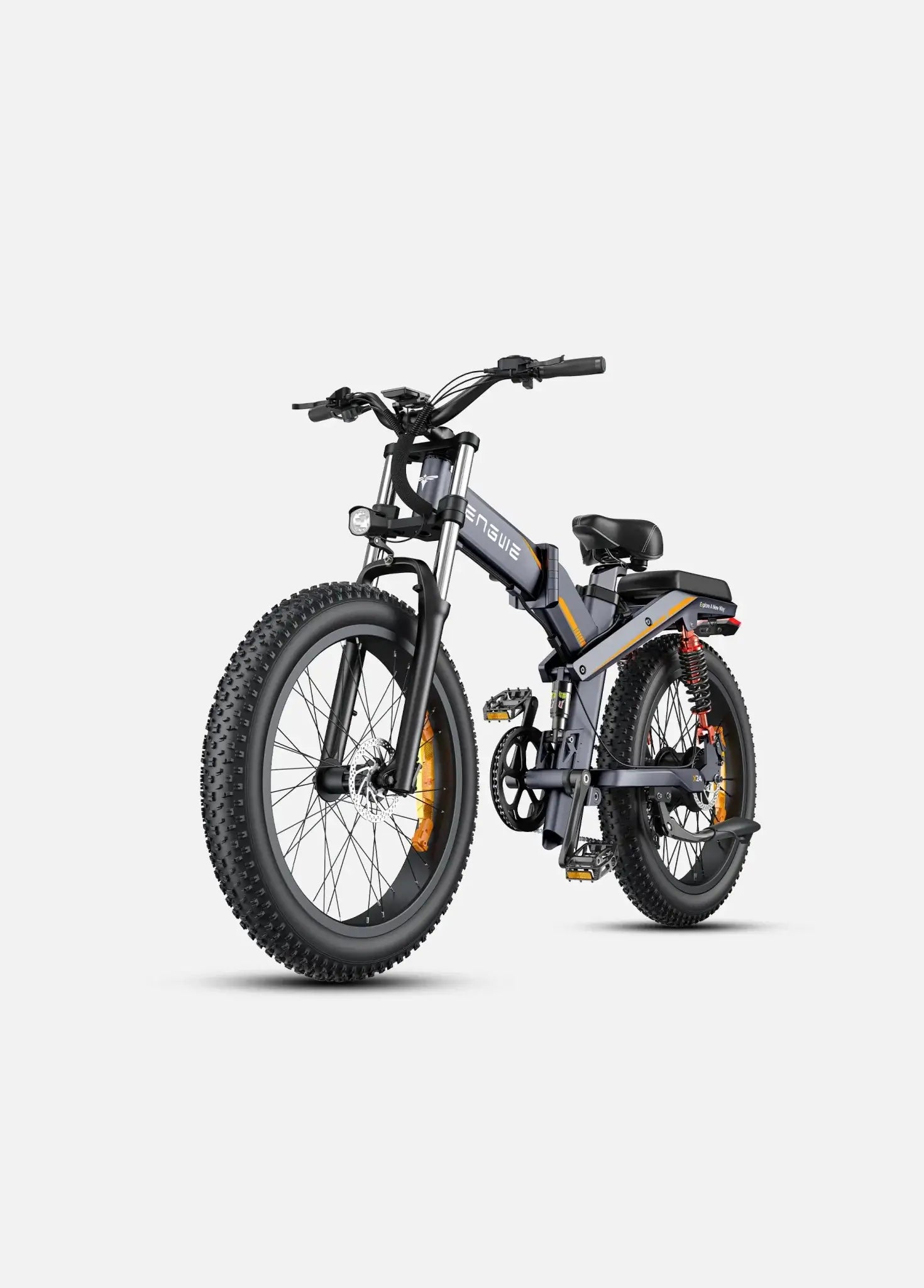 Engwe X24 - Grijs (2 accu's versie) - Dailyride